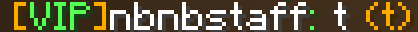 Minecraft内での支援タグ表示例